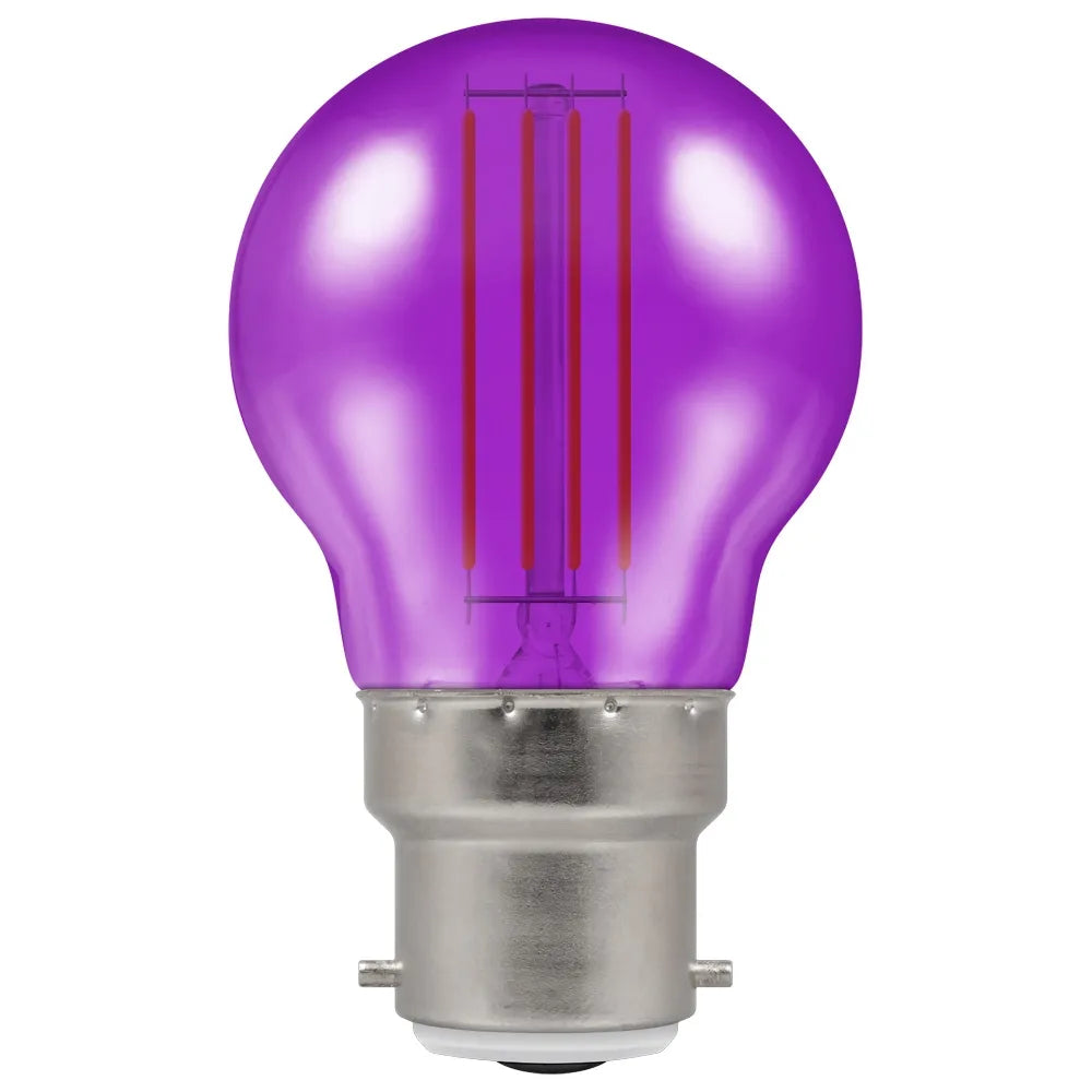 Harlequin Round Coloured Bulbs - 4.5w NON DIMMABLE