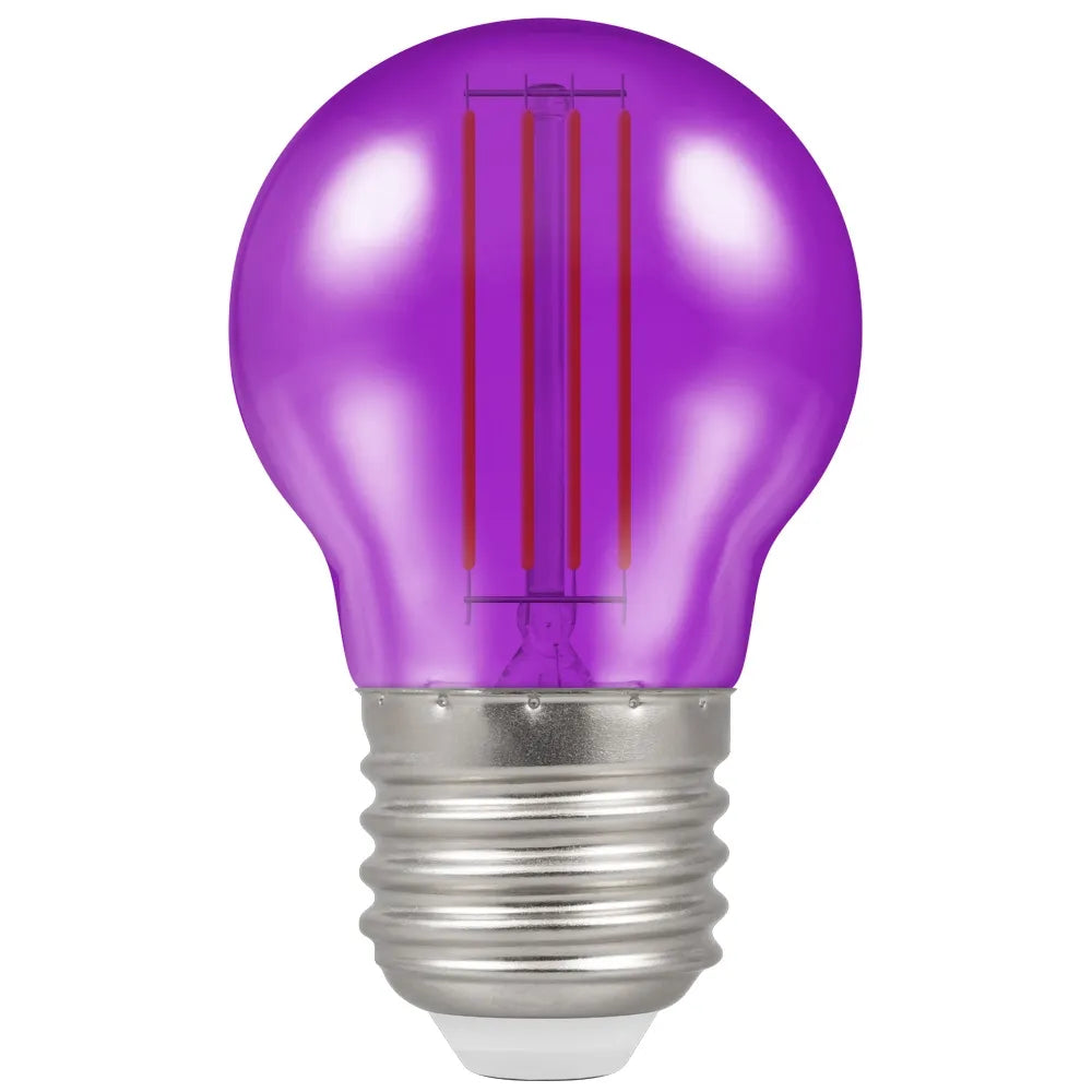 Harlequin Round Coloured Bulbs - 4.5w NON DIMMABLE