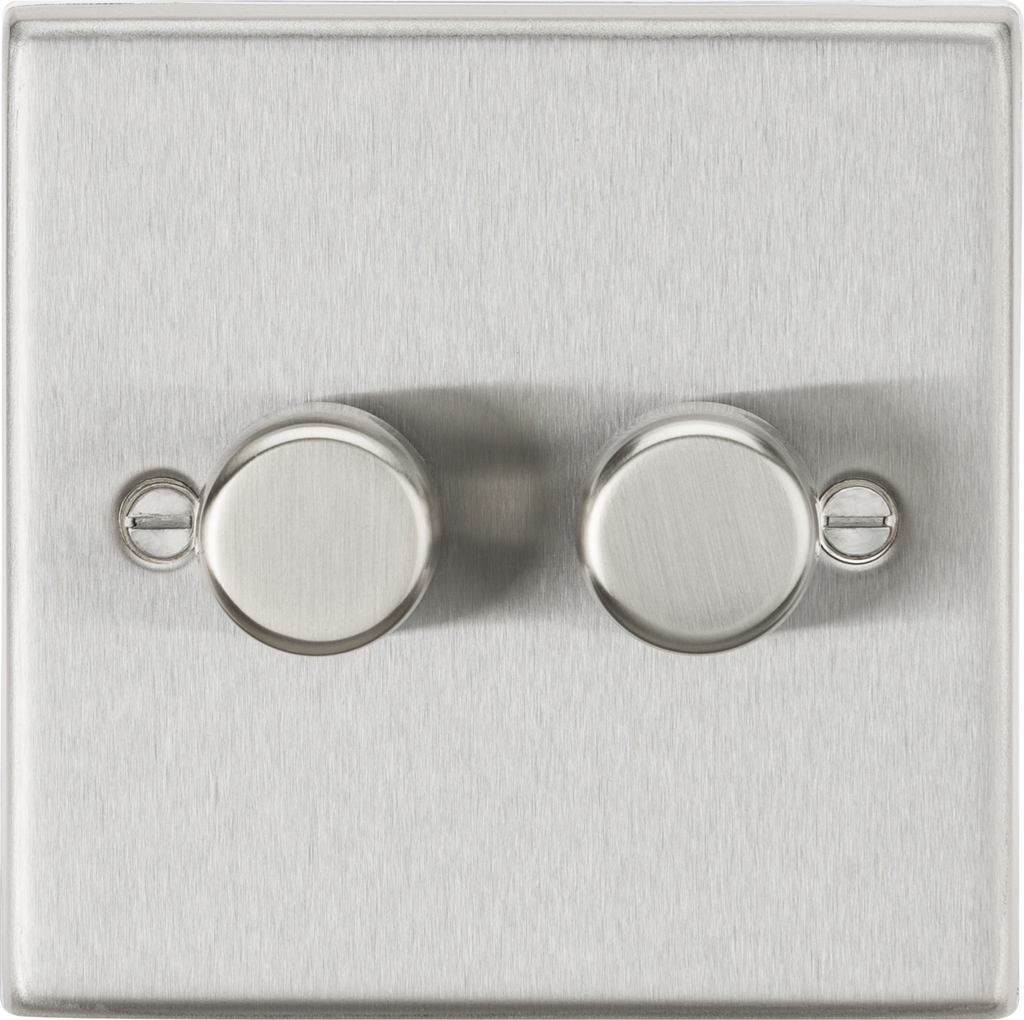 Squared Edge 2G 2-way 10-200W (5-150W LED) Intelligent dimmer