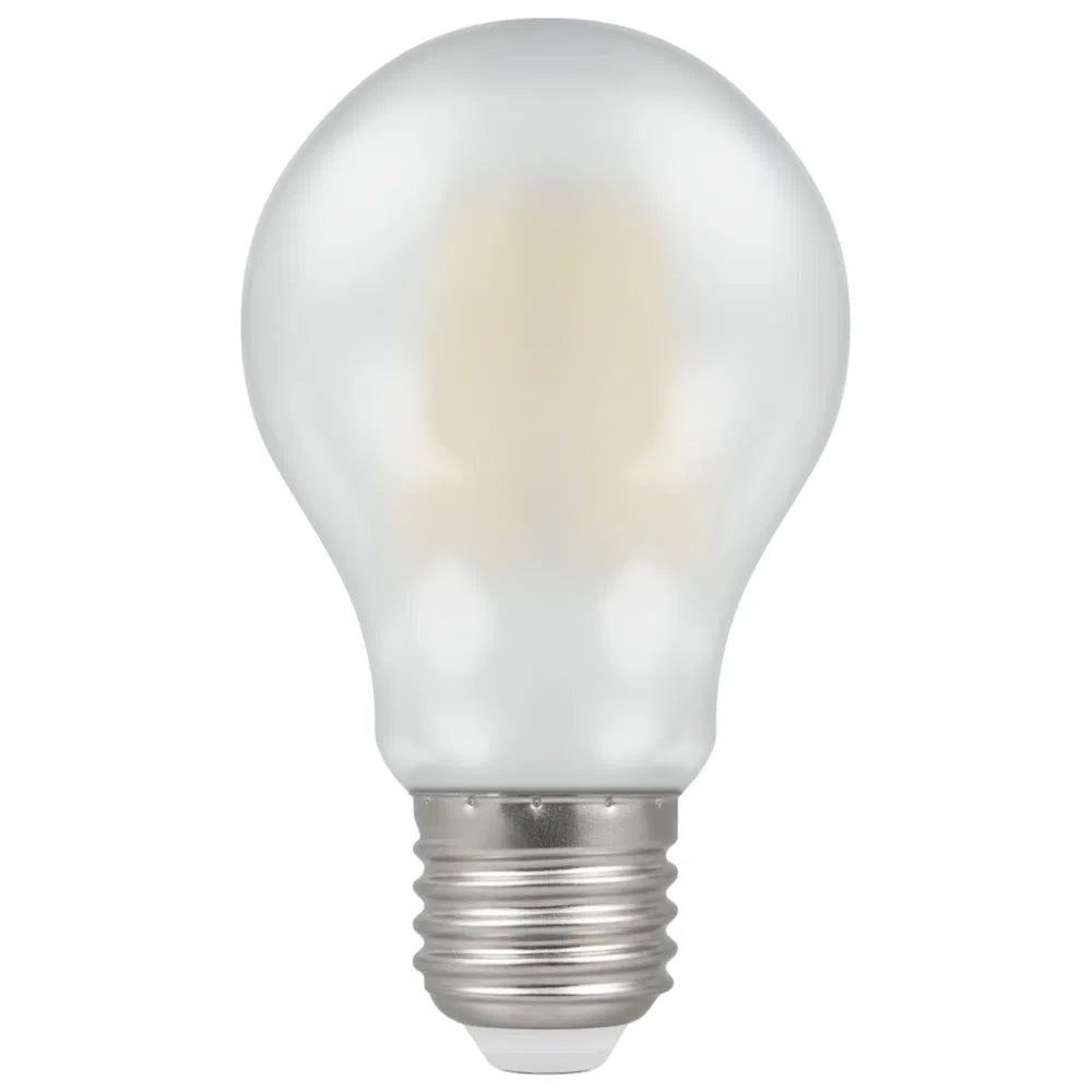 PEARL 2700k Crompton Warm White Dimmable LED GLS E27 ES Filament Bulb - 7.5w  806 Lumen, 60w Equivalent