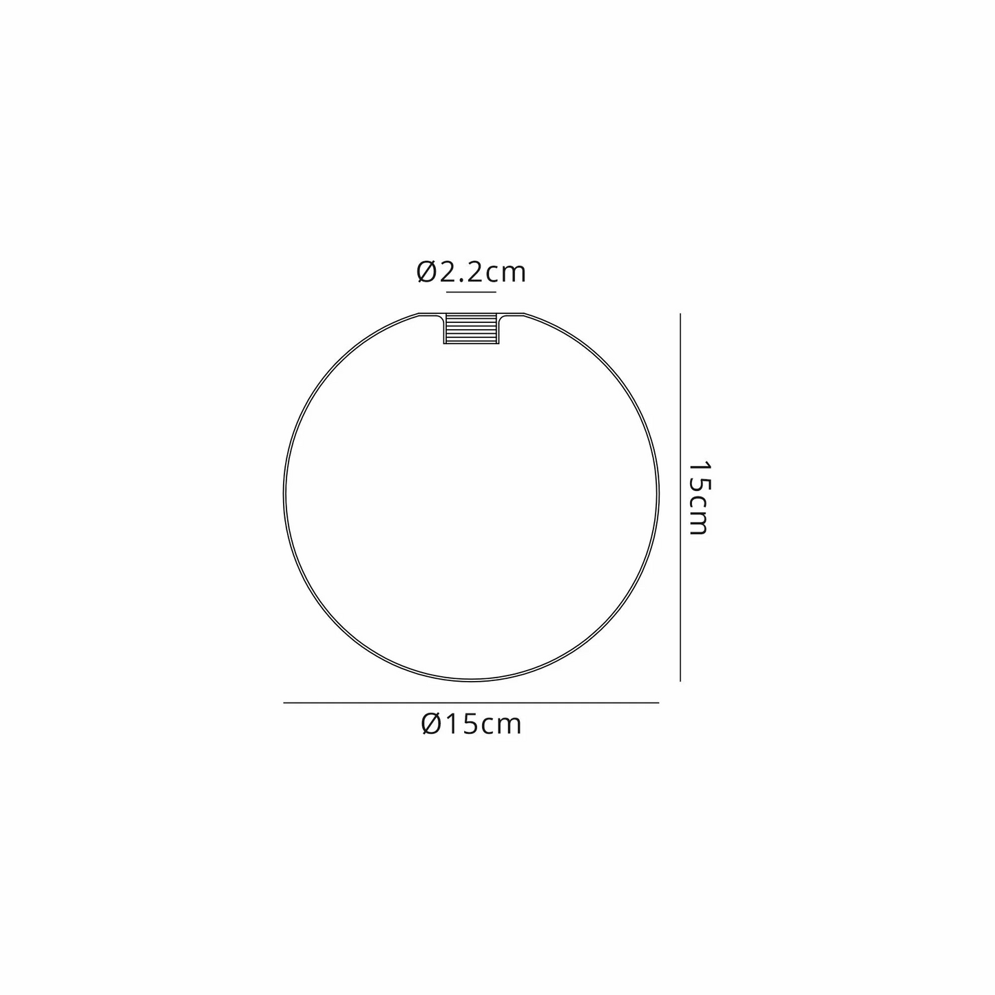 Baron Single Layer 15cm Bubble Shade for G9 fittings