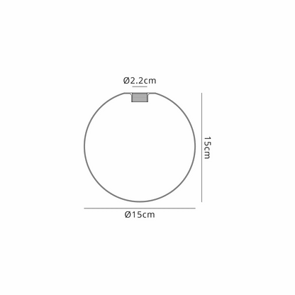 Baron Single Layer 15cm Bubble Shade for G9 fittings