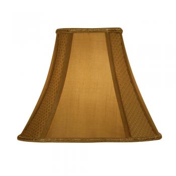 Oaks Lighting - 16" Empire Squared Faux Silk Lined Lampshade With Duplex Ring for Larger Table Lamps - Luminosity Designs Ltd