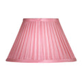 16" Oaks Faux Silk Box Pleated Traditional Shaped Shade With Duplex Ring (S650) - Luminosity Designs Ltd