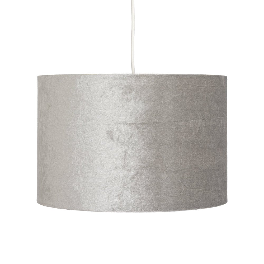 Oaks Lighting - 16" Velvet Drum Shade - Luminosity Designs Ltd