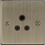 Squared Edge 5A Unswitched Socket For Lamp Circuits