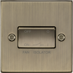 Squared Edge 10A Fan Isolator Switch