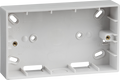 29mm PVC Double Back Box for Conduit and Trunking - PACK OF 10