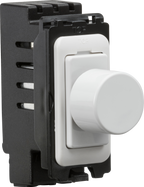 LED Intelligent Dimmer and Light Switch Combination 1g Plate