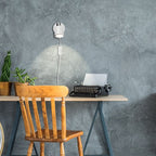 Benton Plug in Single Wall Light with Flex and Inline Switch