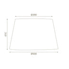 Luminosity Designs Ltd - 20" Floor Lamp Drum Shade Set - Shade and Carrier included - Luminosity Designs Ltd