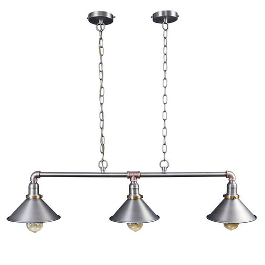 Corinthias  Over Table Light Aged Metal Finish, 3 Light E27 (LSE 20733)