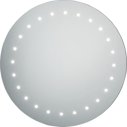 Knightsbridge - 230V IP44 500mm LED Circular Bathroom Mirror - Luminosity Designs Ltd