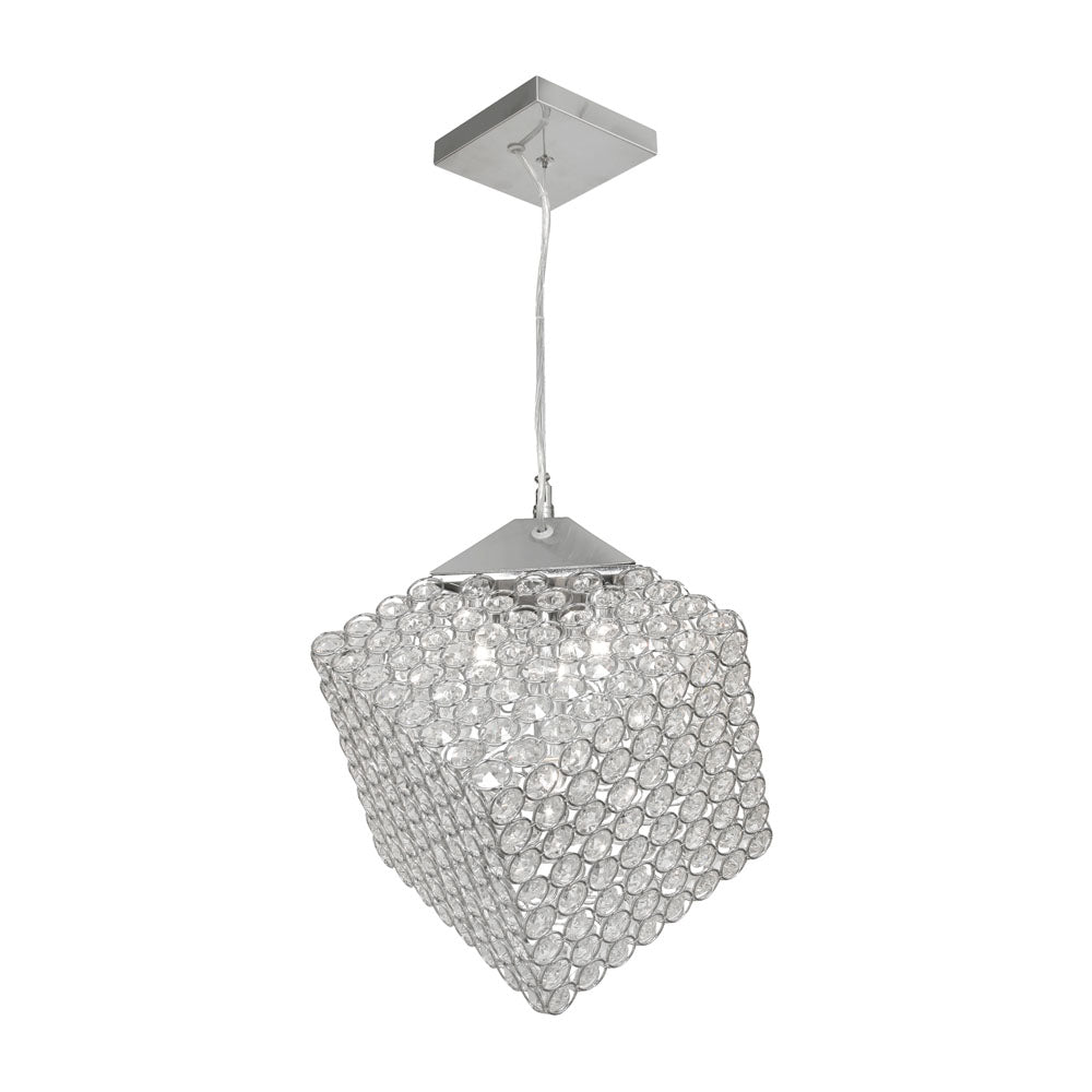 EX DISPLAY Blitz Crystal Cube Pendant