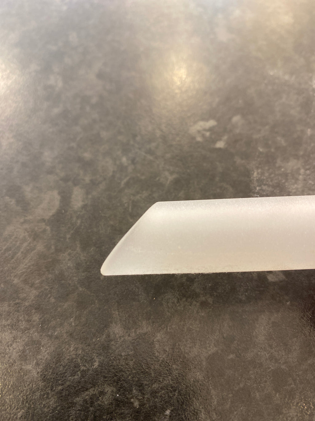 (30) Unknown Fitting - Push on Frosted glass tube with a slanted tip for G4 fitting