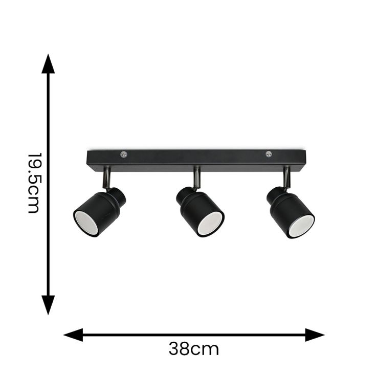 Benton IP44 Rated Bathroom Linear Spotlight Ceiling Light