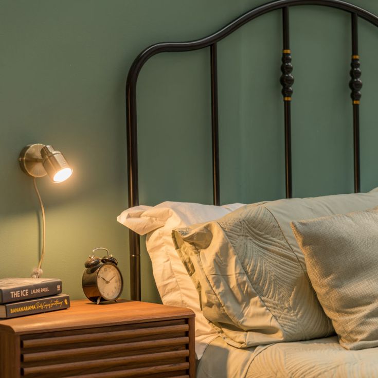 Benton Plug in Single Wall Light with Flex and Inline Switch