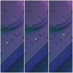 3-in-1 Wireless Charging Pad with Colour Changing Light in Black