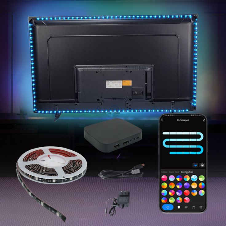 SMART LED RGB REACTIVE TV BACKLIGHT KIT