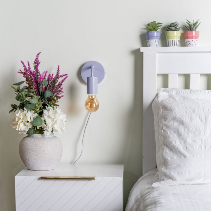 Jordy Simple Colour Pop Plug In Wall Light