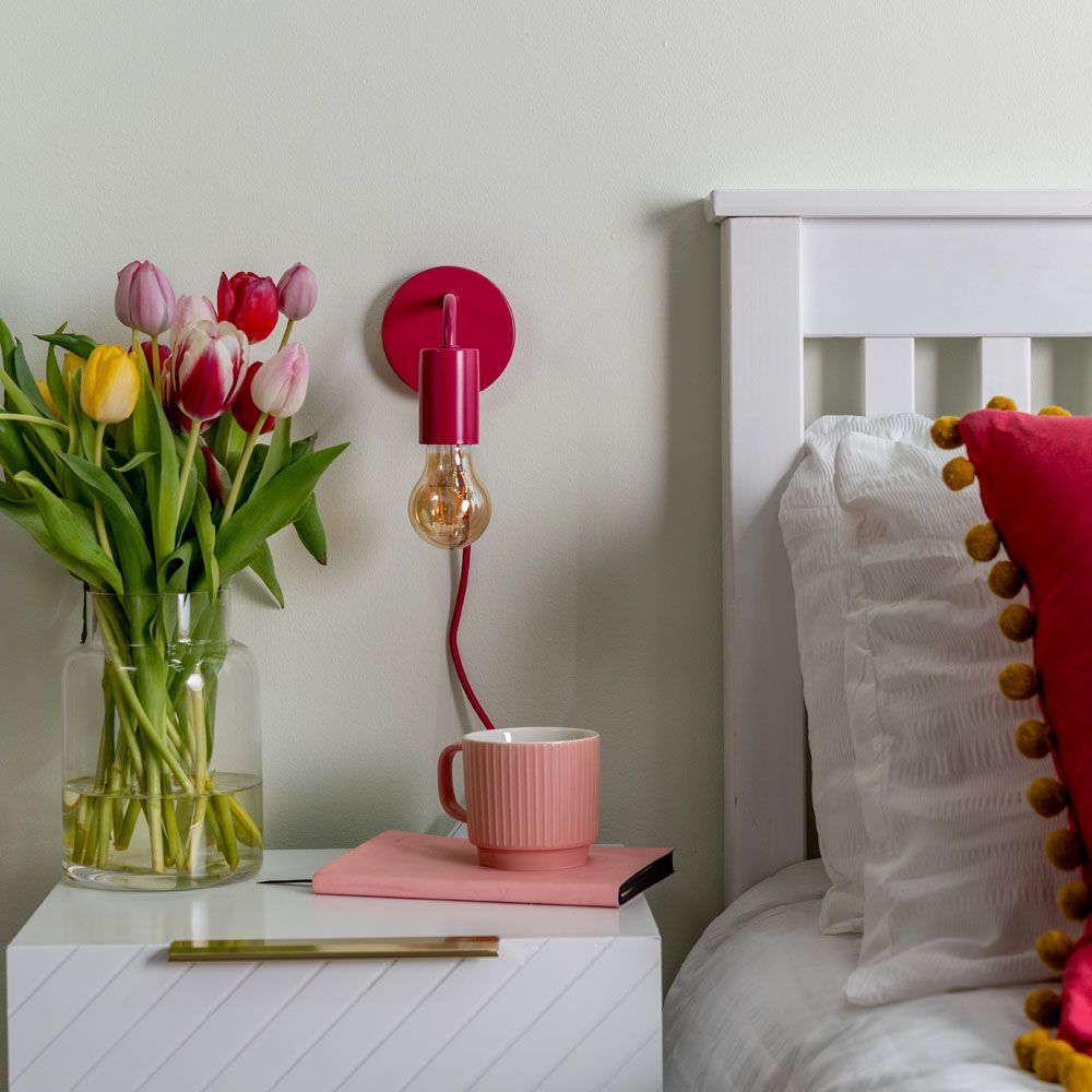 Jordy Simple Colour Pop Plug In Wall Light