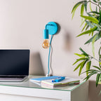 Jordy Simple Colour Pop Plug In Wall Light