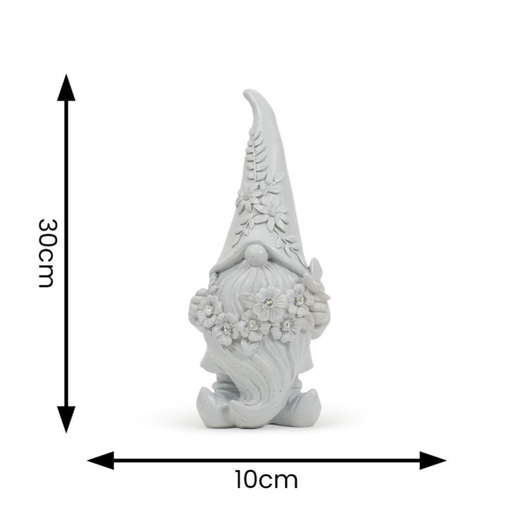 Gerald the Gonk IP44 Grey Outdoor Solar Light