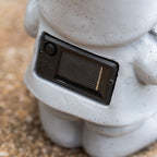 Gerald the Gonk IP44 Grey Outdoor Solar Light