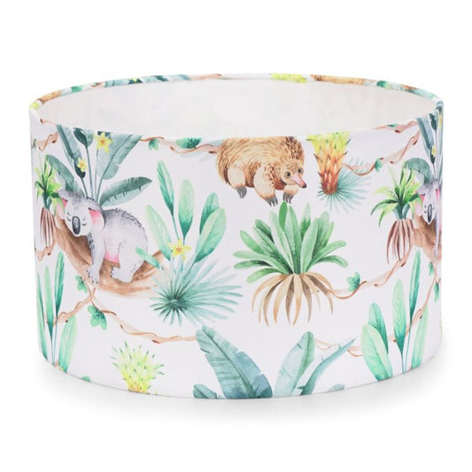 Bilby Jungle Animal Small Drum Shade with Reversible Gimble BC / E27