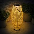 Solar Bamboo Floor Lamp