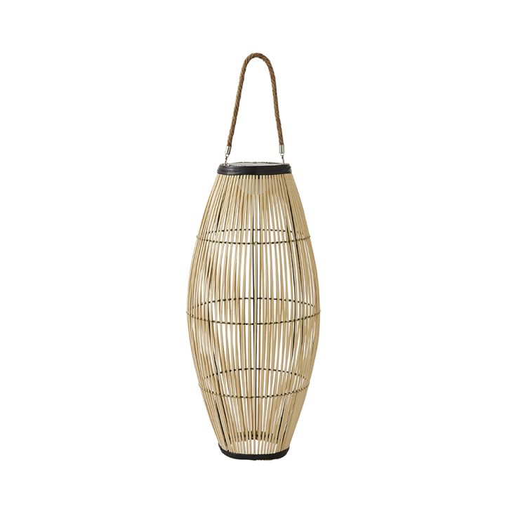 Solar Bamboo Floor Lamp