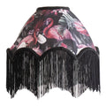 Rosette Flamingo Scalloped Shade with Tassels