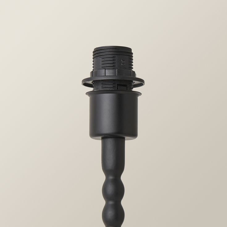 Maeve Bobble Table Lamp with a Slender Stem and Vintage Style Detailing, 1x E14