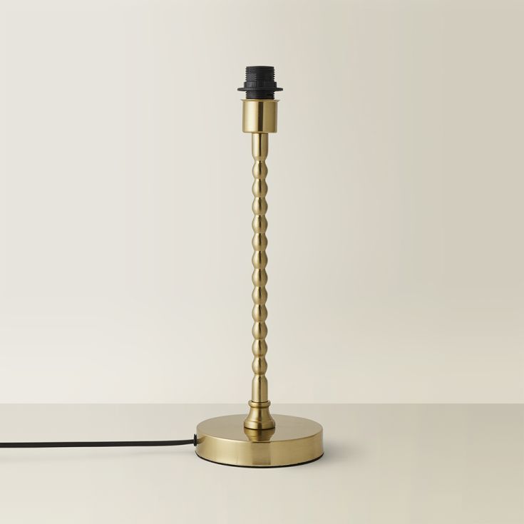Maeve Bobble Table Lamp with a Slender Stem and Vintage Style Detailing, 1x E14