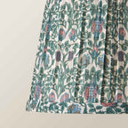 Green Abel Small William Morris Inspired Tapered Floral Print Easy Fit Shade
