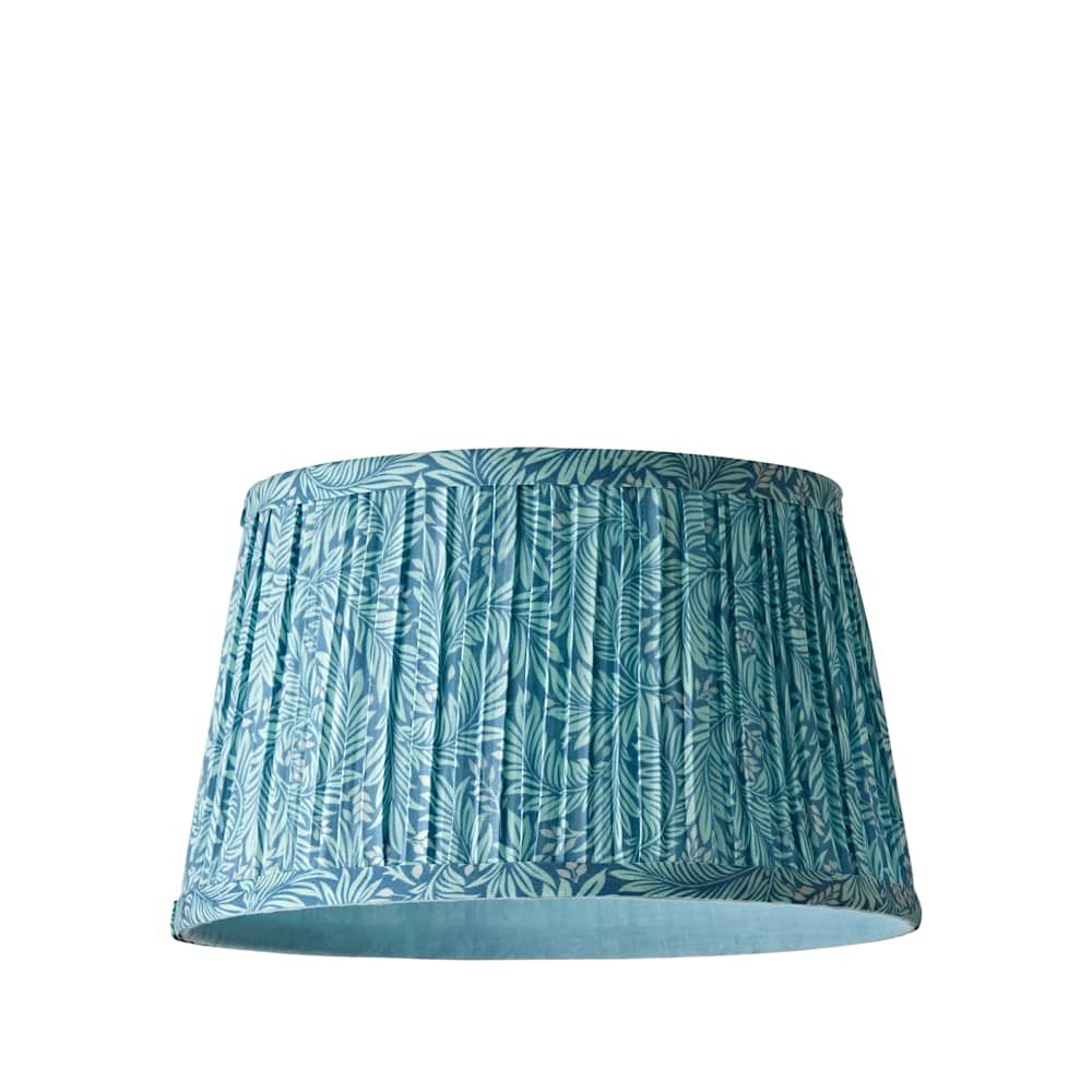 Blue Alba Small William Morris Inspired Tapered Floral Print Easy Fit Shade