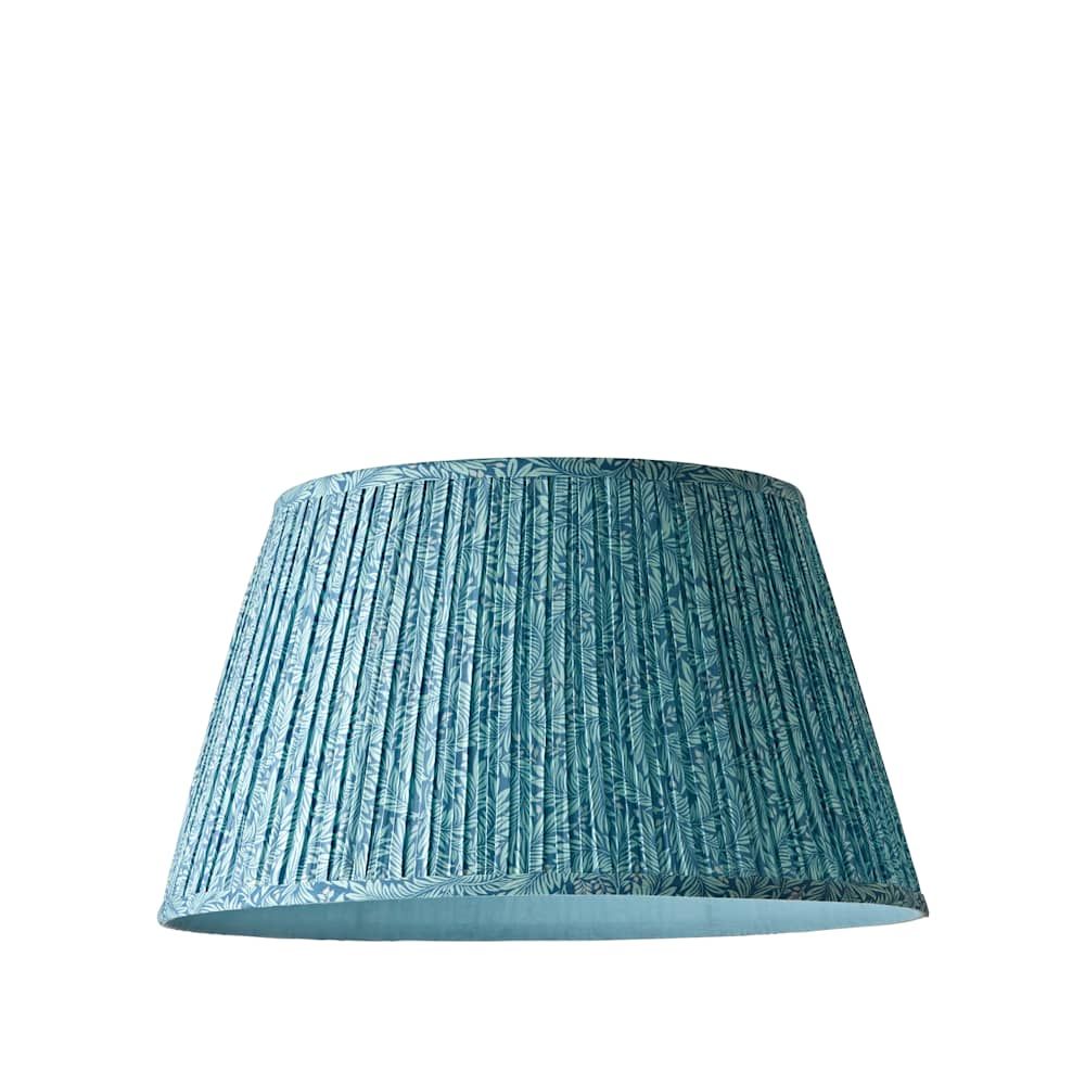 Blue Alba Large William Morris Inspired Tapered Floral Print Easy Fit Shade