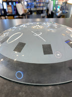 Luminosity Designs - (29) Shallow Round Ceiling Shade for use with an Uplighter with a rod Fixing - Luminosity Designs Ltd