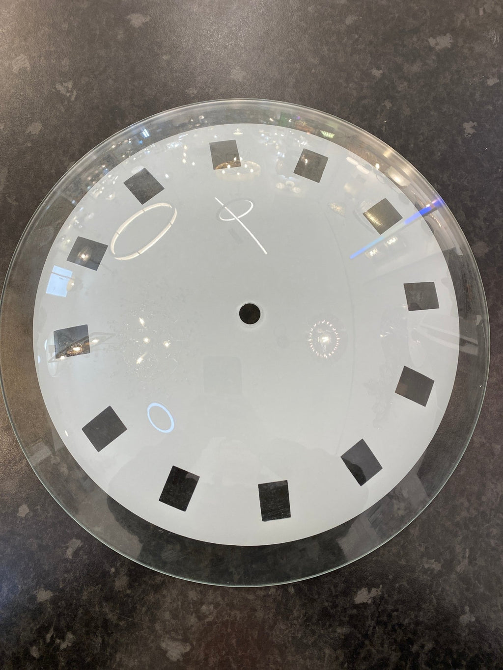 Luminosity Designs - (29) Shallow Round Ceiling Shade for use with an Uplighter with a rod Fixing - Luminosity Designs Ltd