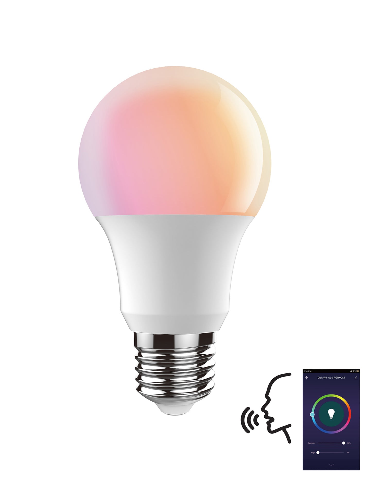 SMART LED ES E27 RGB Bulb - 9w