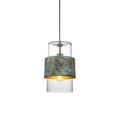 Metal and Glass Vintage Akari Industrial Style Pendant Light, 1x E27