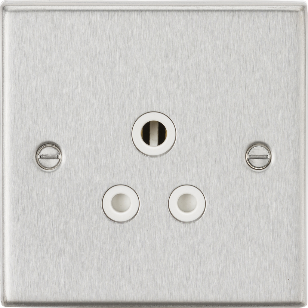 Squared Edge 5A Unswitched Socket For Lamp Circuits