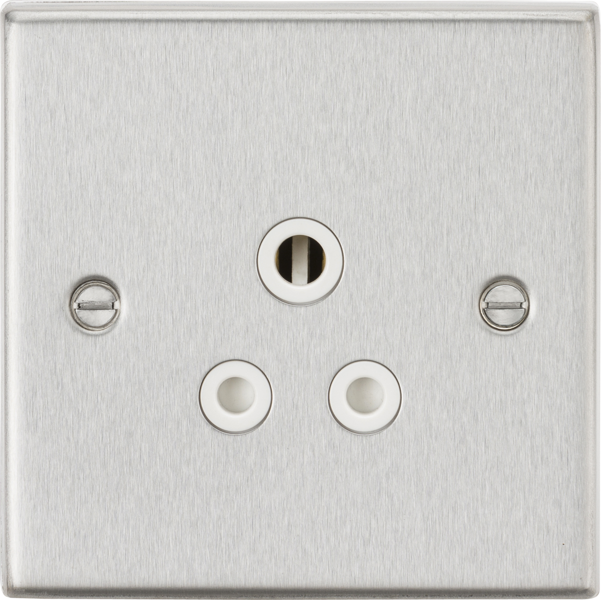 Squared Edge 5A Unswitched Socket For Lamp Circuits