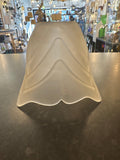 Luminosity Designs - (34) Unknown Fitting - Vintage glass bell shade with ridged design for ES lampholder - Luminosity Designs Ltd