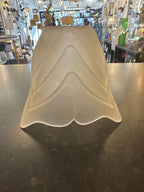 Luminosity Designs - (34) Unknown Fitting - Vintage glass bell shade with ridged design for ES lampholder - Luminosity Designs Ltd