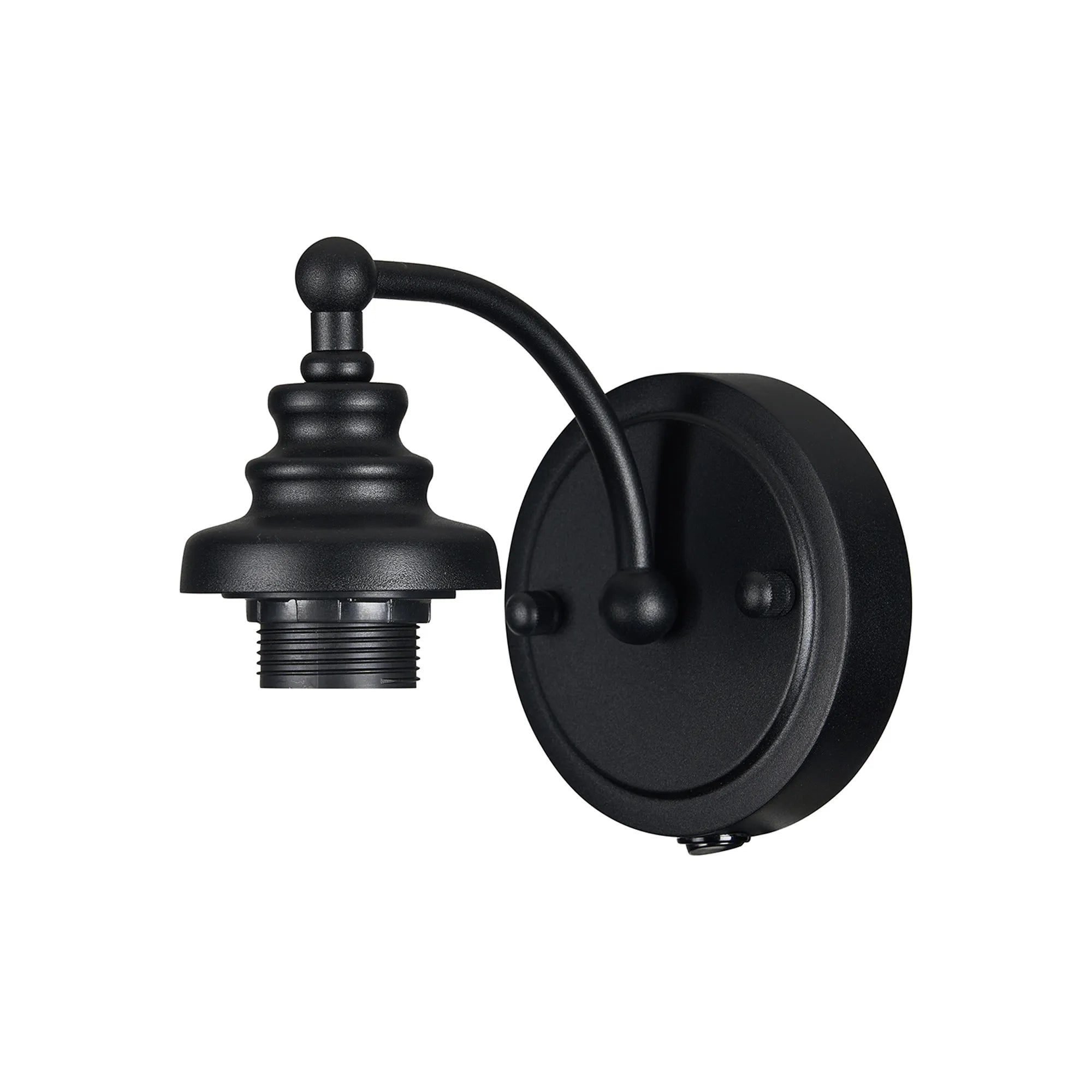 Sledmere Single Switched Wall Lamp (FRAME ONLY), 1 Light E27