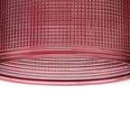 Sledmere 14.5x11cm Prismatic Dome Glass Shade With Flat Edge - 10 Colours