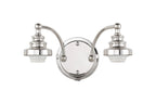 Sledmere Switched Wall Lamp (FRAME ONLY), 2 Light E27