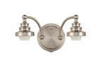 Sledmere Switched Wall Lamp (FRAME ONLY), 2 Light E27