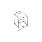 Ambrosia 20cm Table Lamp, 1 Spiral, 11W LED, Touch Dimmable, 3000K, 1100lm, Sand Black